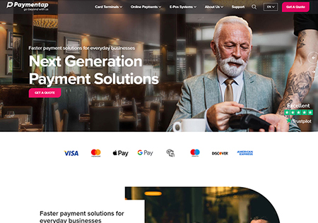 Paymentap Website Design 